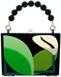 Gissa Bicalho - Handmade Acrylic Clutch Anthurium Vanilla - Lyst