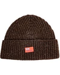 Arthur Beale - Neutrals Ensign Beanie Hat - Lyst