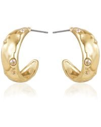 Rare Matters Jewelry - Sculpted Mini Hoop Earrings - Lyst