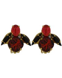 Vickisarge - The Spooky Bee Earrings - Lyst