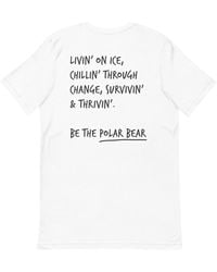 Anchor and Crew - Think Ocean Polar Bear Aspirations Cotton Embroidered T-Shirt - Lyst