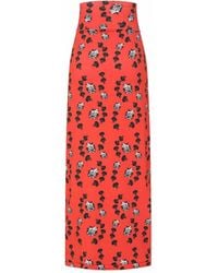 Sophie Cameron Davies - Floral Maxi Jersey Skirt - Lyst