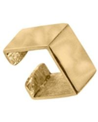 Edge Only - Square Ear Cuff 18Ct Vermeil - Lyst
