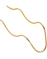 Posh Totty Designs - Plated Box Chain Necklace - Lyst