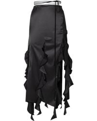 SVETA Milano - Ischia Long Silk Skirt - Lyst