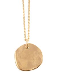 Karen Hallam - Ibiza Medium Necklace Plated - Lyst