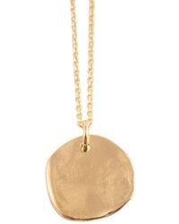 Karen Hallam - Ibiza Medium Necklace Plated - Lyst