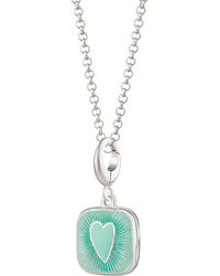 Lily Charmed - Sterling Heart Locket Necklace - Lyst