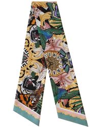 Emily Carter - The Baroque Tiger Luxe Twilly Scarf - Lyst