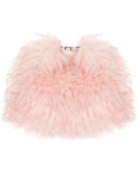 Black Cake - Candy Faux Fur Vegan Baguette Bag - Lyst