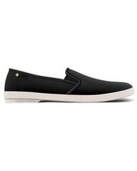 Rivieras - Diamond Punched Leatherette Slip-On Loafer - Lyst