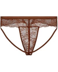 Journelle - Sapna Jock Strap Thong Cannelle - Lyst