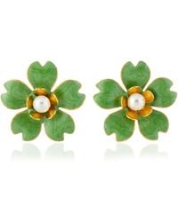 Milou Jewelry - Light Buttercup Flower Earrings - Lyst