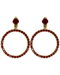 Vickisarge - The Medium Hoop Earrings - Lyst
