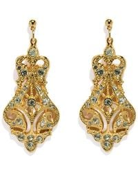 Caramel Vintage Jewellery - Vintage Plated Lilibeth Earrings - Lyst