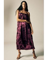 DHARA SHETH DUBAI - Shadow Of Sequin Shimmer Spaghetti Strap Maxi Party Dress - Lyst