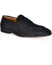 DAVID WEJ - Alberto Floral Glitter Loafers - Lyst