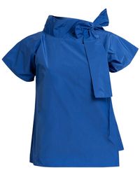 Bianca Popp - Halves Blouse With Shoulder Ribbon - Lyst