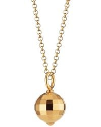 Scream Pretty - Disco Ball Charm Necklace - Lyst