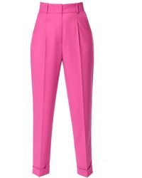 AGGI - Kelly Very Berry Tailored Trousers With Cuffs - Lyst