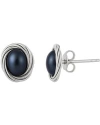 Pearl Code - Formal Rice Pearl Stud Earrings - Lyst