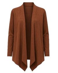 Conquista - Open Front Cardigan By Fashion - Lyst