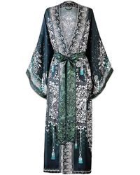 Silk&Soul - Tree Of Life Silk Robe - Lyst