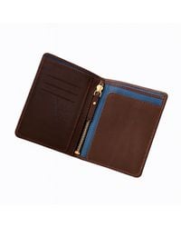 VIDA VIDA - Luxury Leather Passport Travel Wallet With Zip Section - Lyst