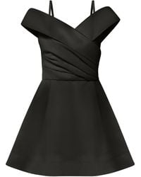 Tia Dorraine - Easy To Love Flared Satin Mini Dress - Lyst