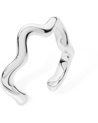Lucy Quartermaine - Solid Sterling Splash Ear Cuff - Lyst