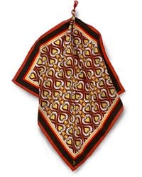 Henelle - Surfrider Sunset Silk Bandana - Lyst