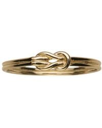 Von Treskow - Reef Knot Ring - Lyst