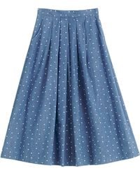 Louche - Pasadena Flower Dot Midaxi Skirt - Lyst