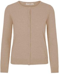 tirillm - Emilie Basic Cashmere Cardigan, Light Camel - Lyst