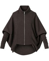 Metamorph - Extravagant Cardigan With Front Zipper - Lyst