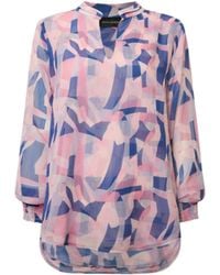 James Lakeland - Mosaic Print Blouse - Lyst