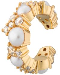 Scream Pretty - Pearl And Sparkle Ear Cuff - Lyst