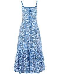 Hortons England - The Cannes Broderie Dress - Lyst