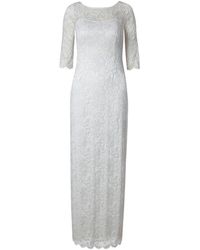 Alie Street London - Lila Lace Wedding Gown In Ivory - Lyst
