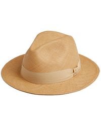 Dasmarca Hats - Dasmarca Riley Genuine Panama Straw Trilby Hat For - Sand - Lyst