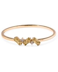 Belinda Jewelz - Citrine Triple Baguette Birthstone Ring - Lyst