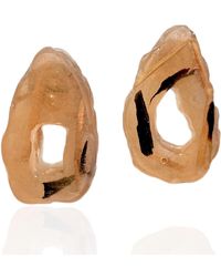Bio-Trimmings - Neutrals Hutton Cutout Bio-Gem Earrings - Lyst