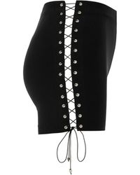 Khéla the Label - Obsession Lace Up Jersey Shorts In - Lyst