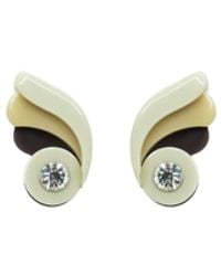 Gissa Bicalho - Acrylic Handmade Earring Xs Butterfly Kahki - Lyst