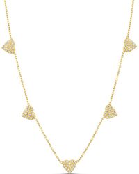 SHYMI - Multi Heart Necklace - Lyst