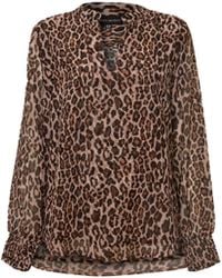 James Lakeland - Print Leopard Blouse - Lyst