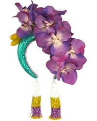 Julia Clancey - Luxe Montze Jade Orchid Bloom Band - Lyst