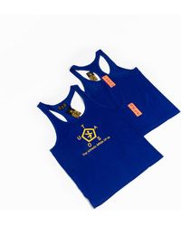 Chuks Collins - Logo Printed Tank Top Royal- Diffusion Collection - Lyst