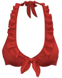 Blackbough Swim - Serina Ruffled Underwire Top Hot Gloss - Lyst