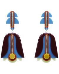 Gissa Bicalho - Handmade Earring Gloria Hortensia - Lyst